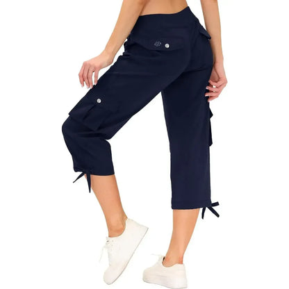 🔥90% OFF ONLY TODAY🔥Women's Quick-Dry Cargo Capris with Pockets