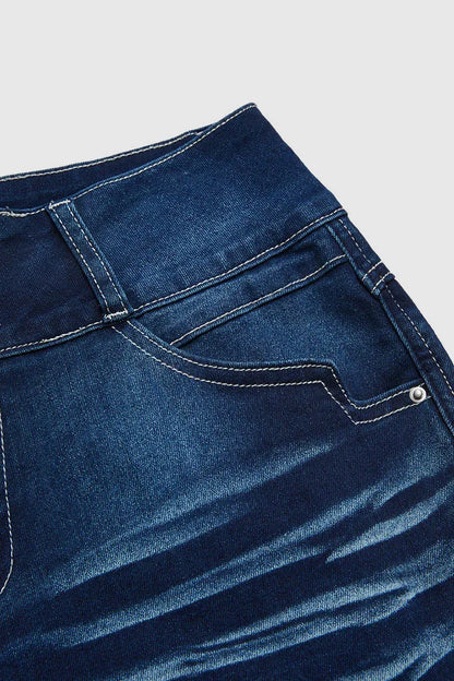 FINAL SALE⚡$24.99 for 6 packs⚡- High-waisted flared denim casual pants (Multiple Colors)