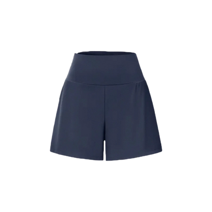 Super High Waisted Back Pocket & Side Hidden Pocket 2-in-1 Yoga Shorts