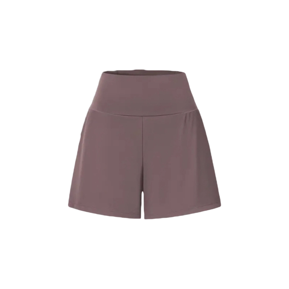Super High Waisted Back Pocket & Side Hidden Pocket 2-in-1 Yoga Shorts