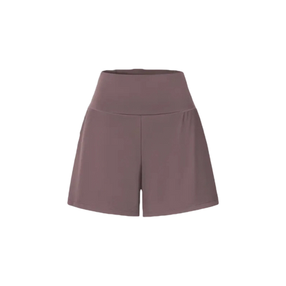 Super High Waisted Back Pocket & Side Hidden Pocket 2-in-1 Yoga Shorts