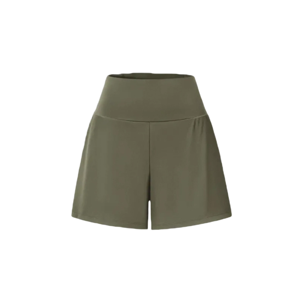 Super High Waisted Back Pocket & Side Hidden Pocket 2-in-1 Yoga Shorts