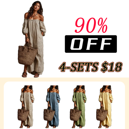 2026 Summer New Arrival: Elegant, Casual, Loose-Fit Striped Dress