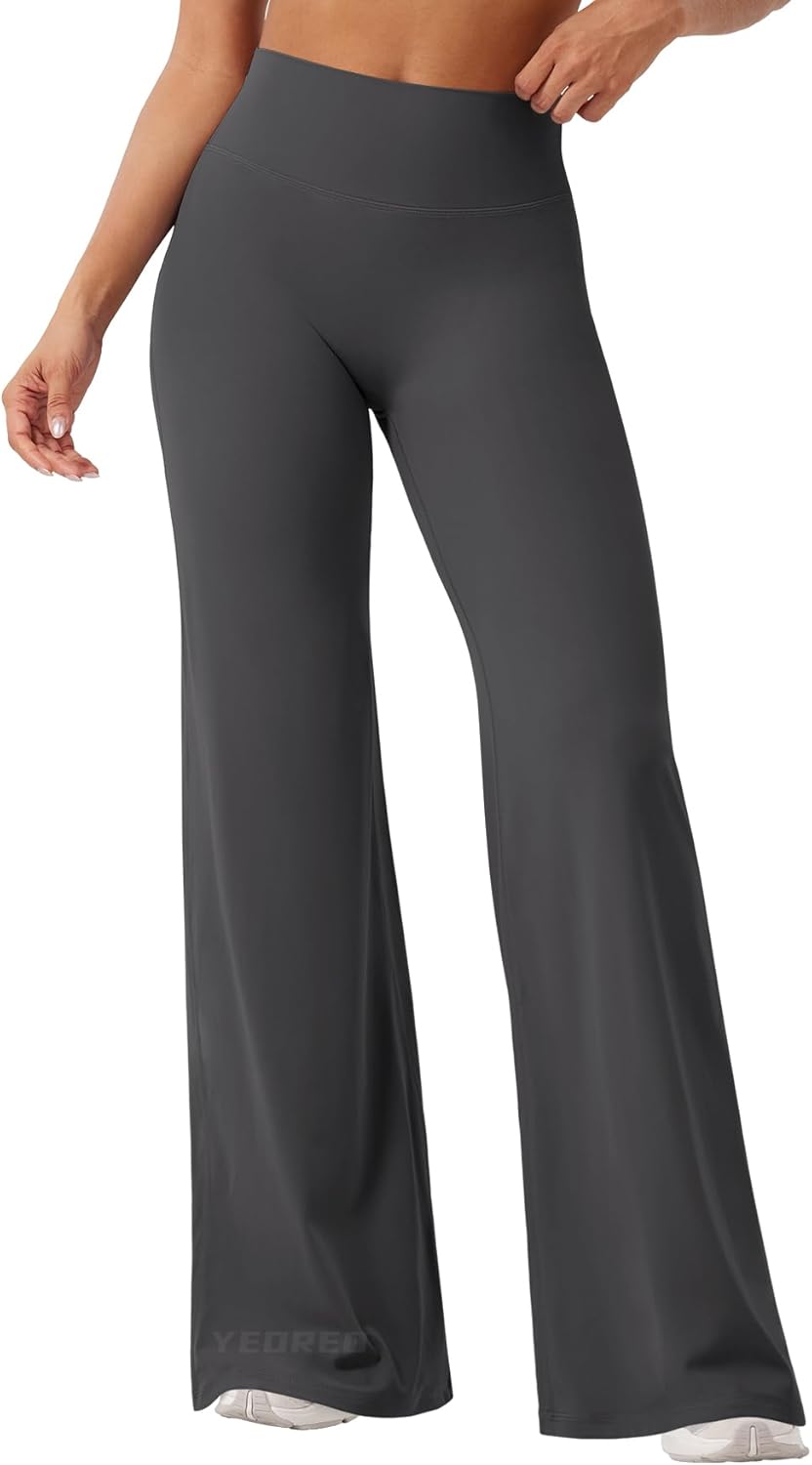 Workout Leggings Womens No Front Seam Straight Leggings 29"/ 31.5"/ 33"/ 35" High Waist Buttery Eddiy Gym Yoga Pants