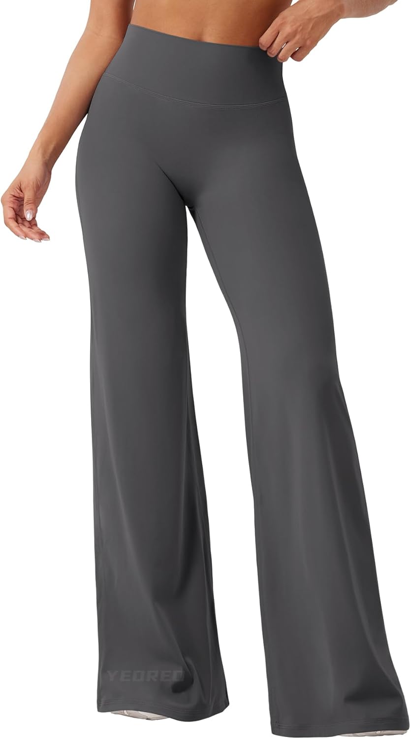 Workout Leggings Womens No Front Seam Straight Leggings 29"/ 31.5"/ 33"/ 35" High Waist Buttery Eddiy Gym Yoga Pants