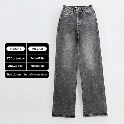⚡8-PACK for $26.99⚡- KatchMe Women's Minimalist High Waist Denim Stretch Wide Leg Jeans