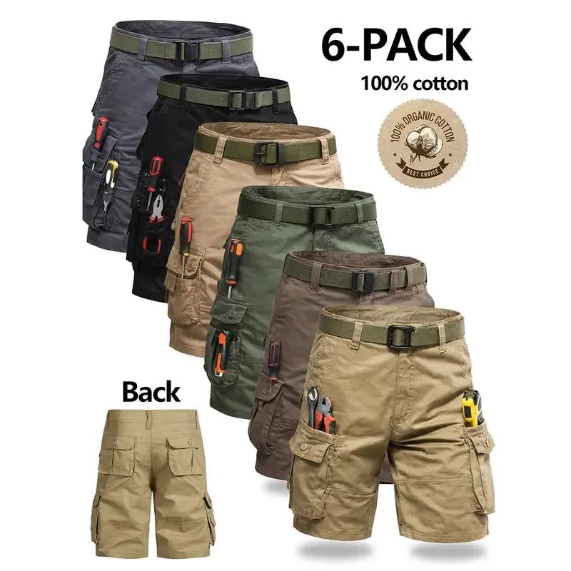Men's Tactical Multi-Pocket Cargo Shorts