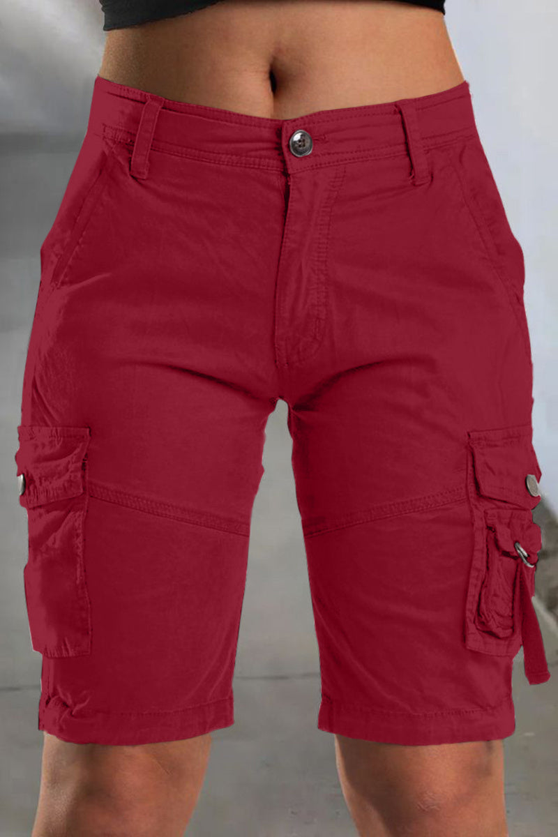 New Hot 2026🔥Stretch cargo shorts with flap pockets design