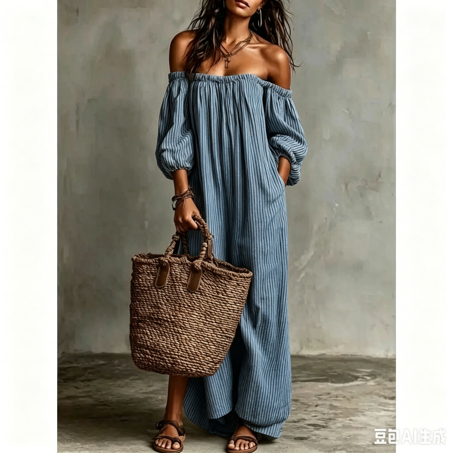 2026 Summer New Arrival: Elegant, Casual, Loose-Fit Striped Dress