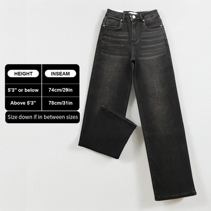 ⚡8-PACK for $26.99⚡- KatchMe Women's Minimalist High Waist Denim Stretch Wide Leg Jeans