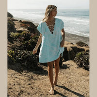Floral Turtle Cover Up