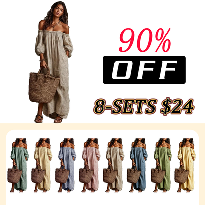 2026 Summer New Arrival: Elegant, Casual, Loose-Fit Striped Dress