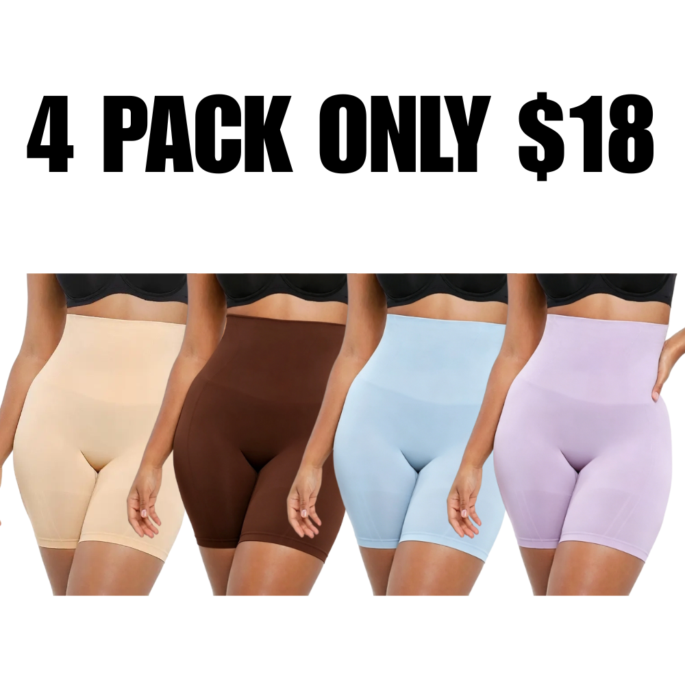 Women Seamless High Waisted Body Shaper Thigh Slimming Underwear
