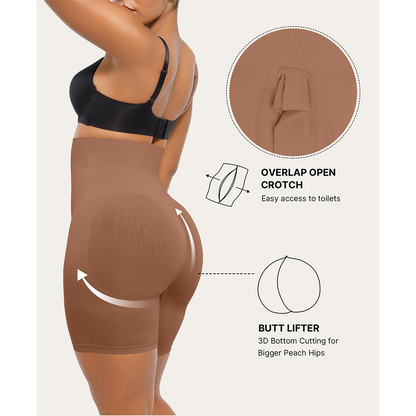 Women Seamless High Waisted Body Shaper Thigh Slimming Underwear