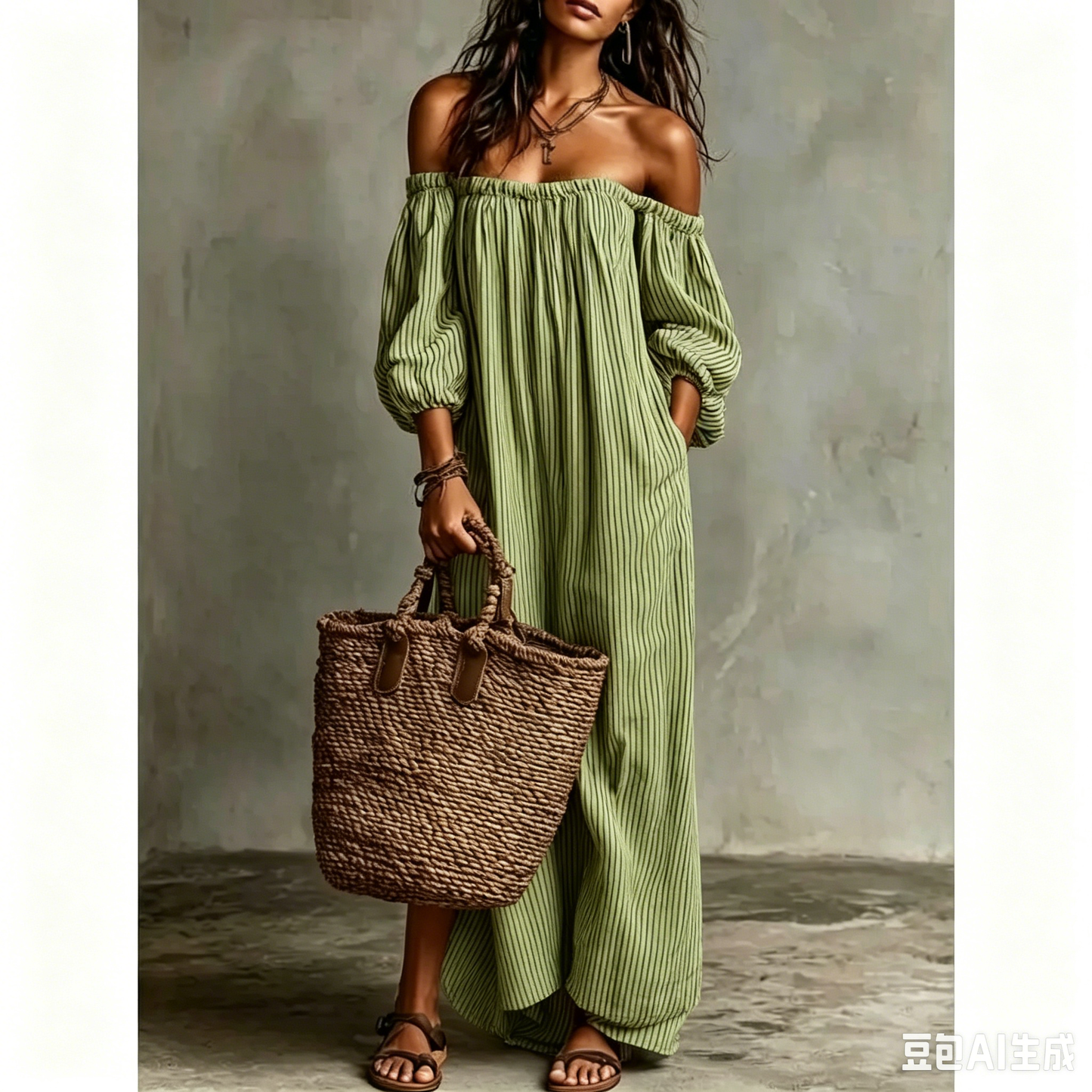 2026 Summer New Arrival: Elegant, Casual, Loose-Fit Striped Dress