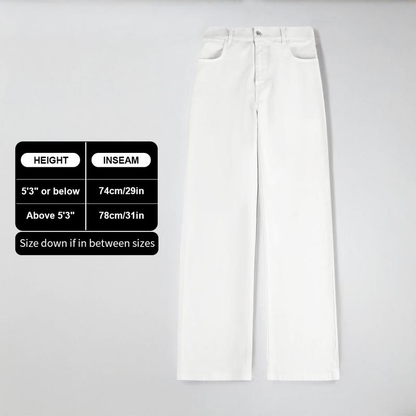 ⚡8-PACK for $26.99⚡- KatchMe Women's Minimalist High Waist Denim Stretch Wide Leg Jeans