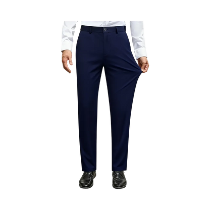 Men Stretch Dress Pants Casual Formal Trousers