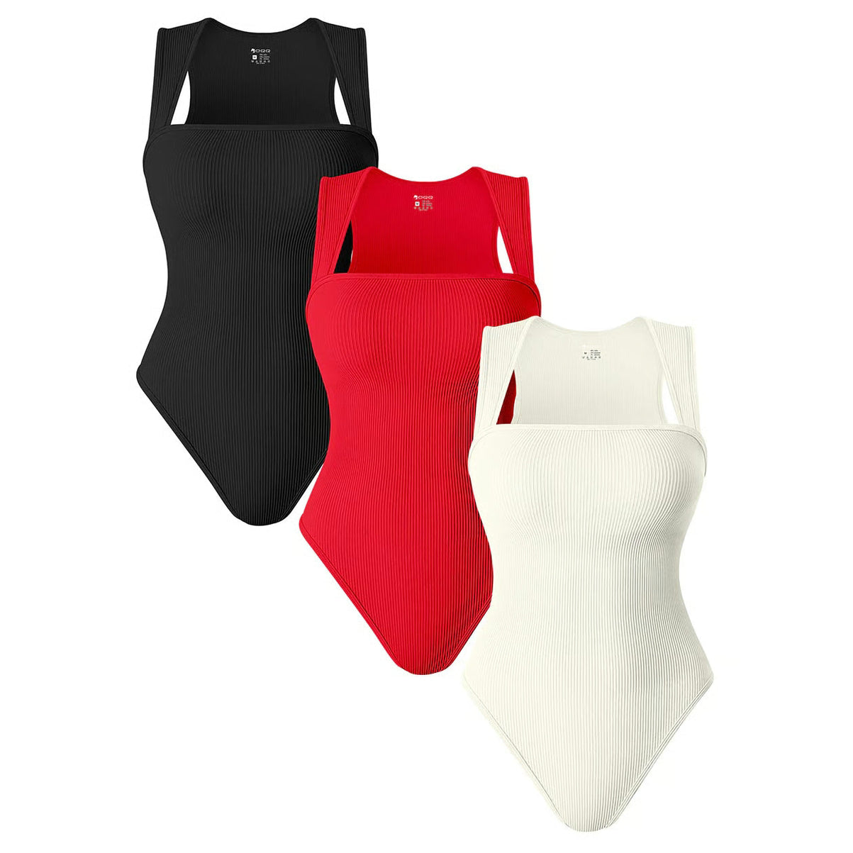 BOTTOM PRICE ONLY TODAY！！！Square Neck Sleeveless Bodysuits
