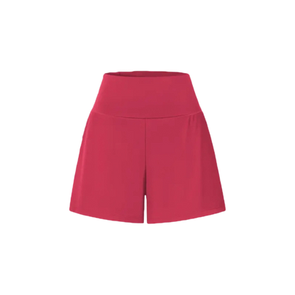 Super High Waisted Back Pocket & Side Hidden Pocket 2-in-1 Yoga Shorts
