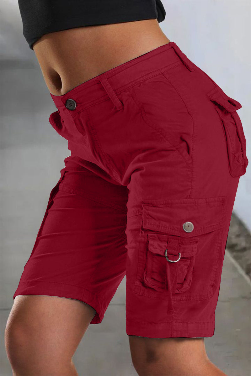 New Hot 2026🔥Stretch cargo shorts with flap pockets design
