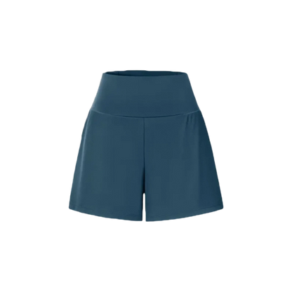 Super High Waisted Back Pocket & Side Hidden Pocket 2-in-1 Yoga Shorts