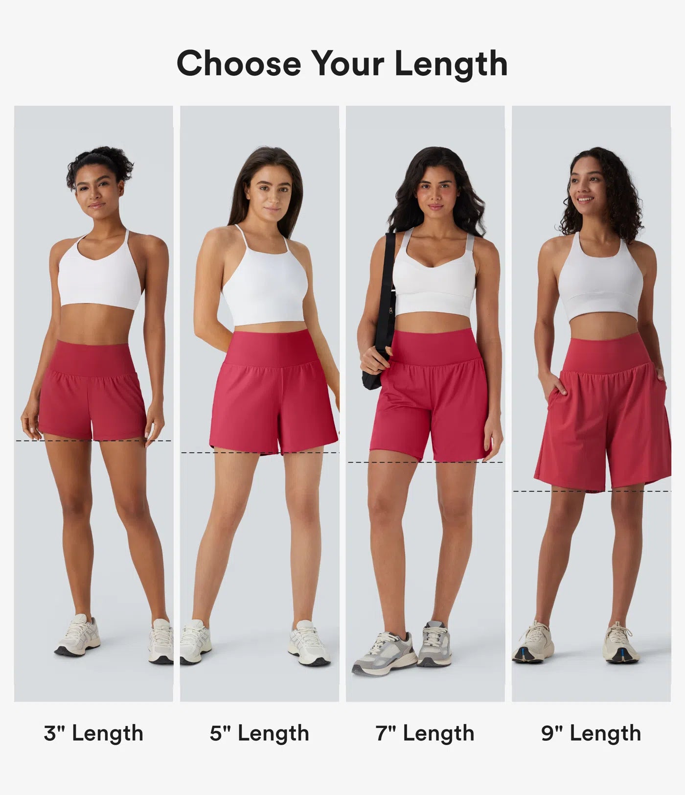 Super High Waisted Back Pocket & Side Hidden Pocket 2-in-1 Yoga Shorts