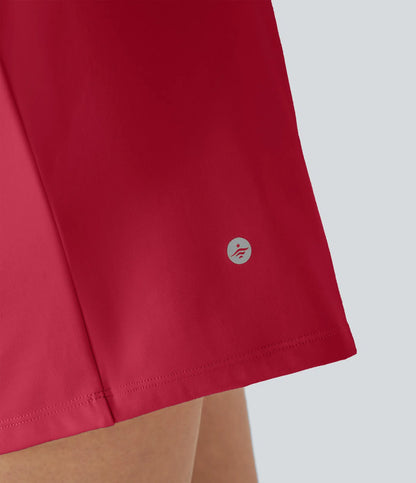Super High Waisted Back Pocket & Side Hidden Pocket 2-in-1 Yoga Shorts