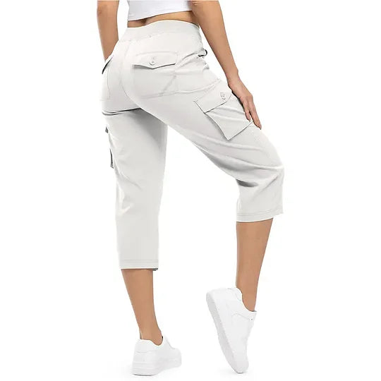 ✨Women’s Loose-Fit Lightweight Quick-Dry Capri Pants with Pockets — Perfect for Summer Travel and Hiking